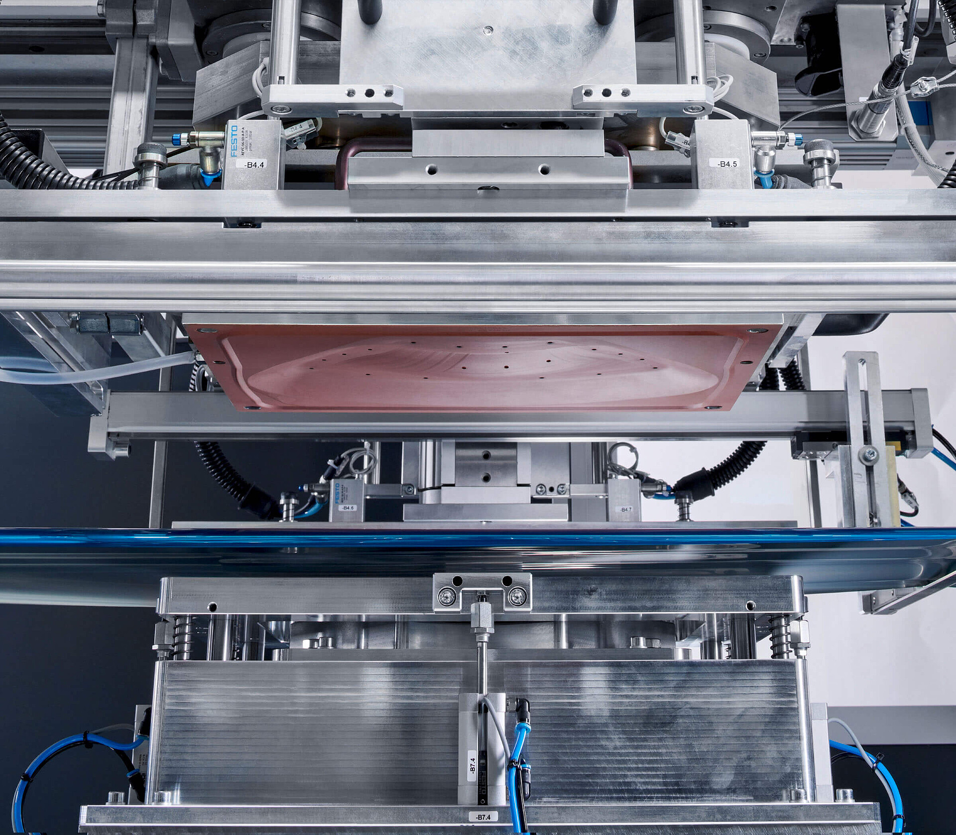 Close-up einer Geba 8_15 Heißprägemaschine von Baier