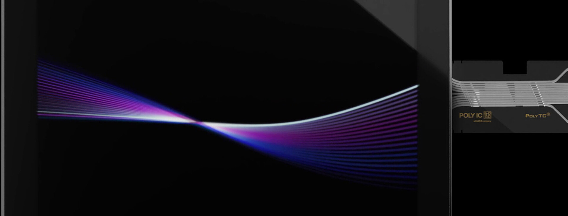Display mit Poly IC Sensor Tail