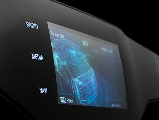 Display Auto Mittelkonsole Touch Sensoren Hinterleuchtung HMI 