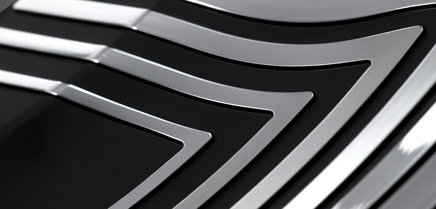 RIM Design silber, hochglänzend, heißgeprägt
