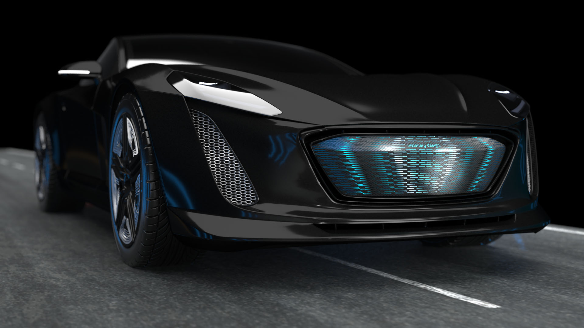 Automotive Exterieur Frontpanel Laser Frontdesign Kunststoffspritzguss